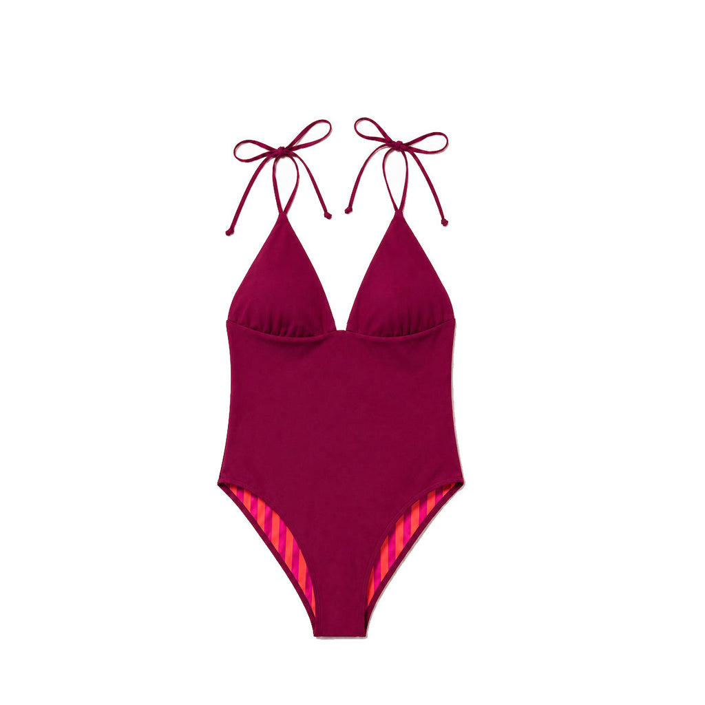 MAILLOT UNE PIÈCE RÉVERSIBLE